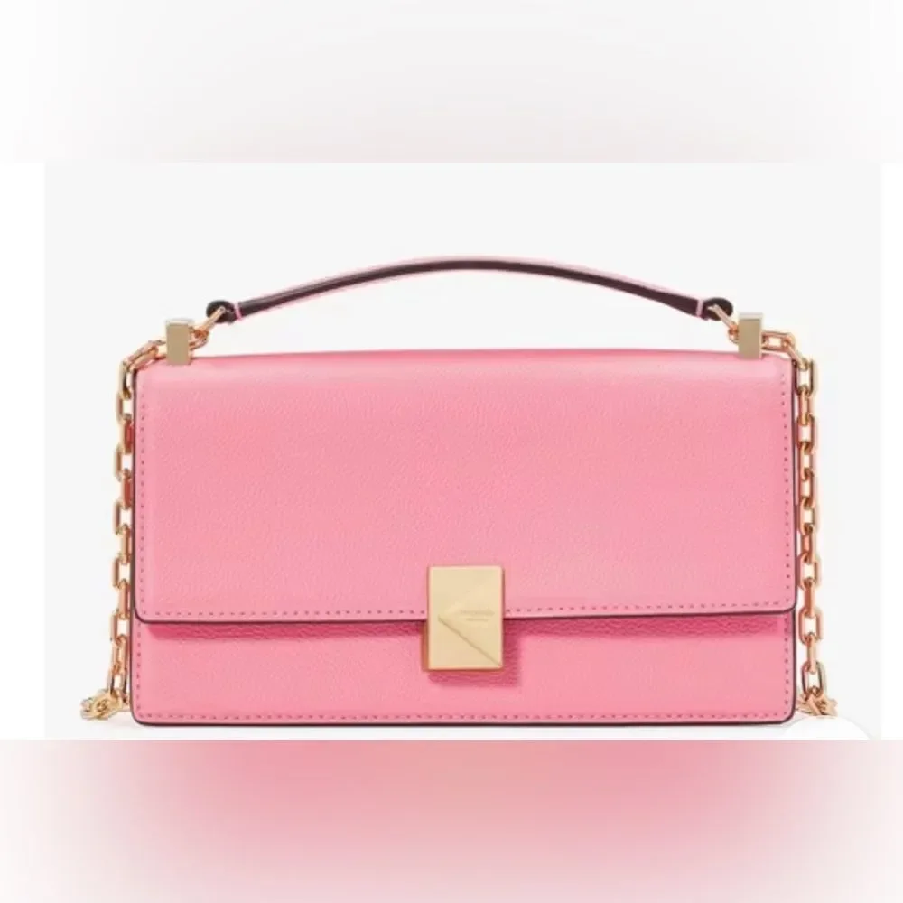 Kate Spade ♠️ Pink Leather Crossbody Bag; New with dust bag! PERFECT CONDITION!